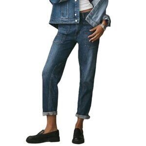 The Wanderer Mid-Rise Relaxed Jeans by Pilcro - from Anthropologie